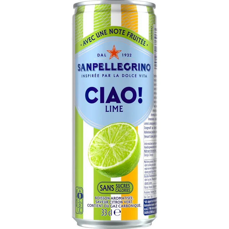 San Pellegrino Ciao! Limette 33 cl